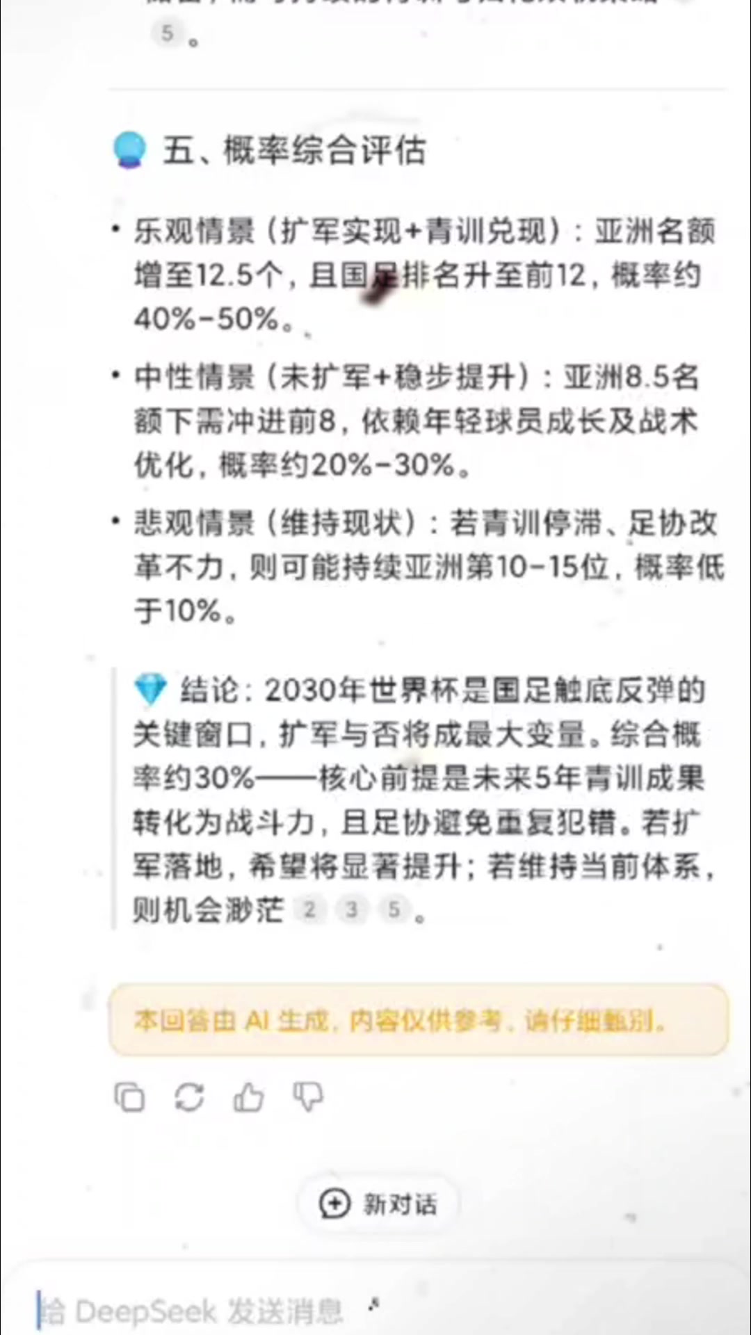 真尴尬！2033年中国队制霸世界杯