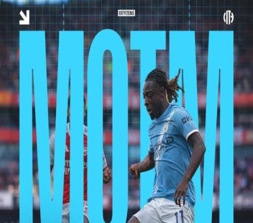 5次过人+13次对抗成功！多库当选对阵阿森纳一役曼城最佳球员