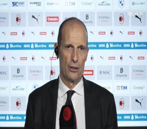 阿莱格里：上半场可以更好地控球，我们有时候会强行进攻