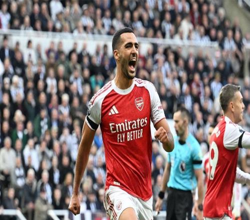 梅里诺在2025年打进7粒英超进球，为阿森纳队内最多