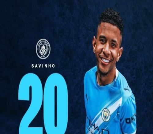 曼城与边锋萨维尼奥续约至2031