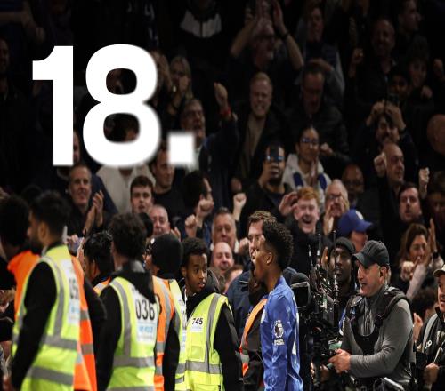 18岁163天，埃斯特旺是英超攻入进球最二年轻的巴西球员