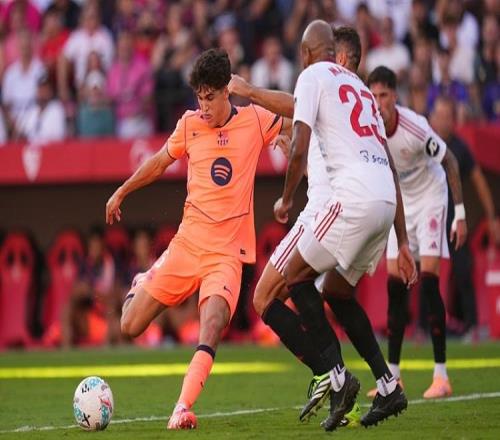 巴塞罗那14塞维利亚遭遇联赛首败