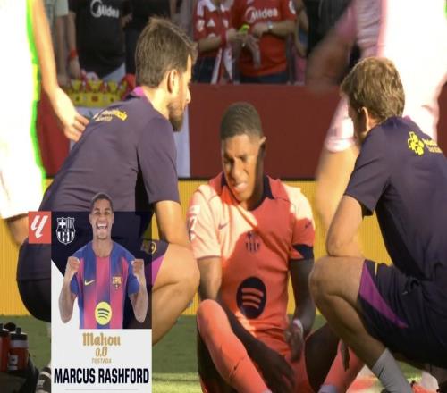 记者:拉什福德只是受了点小伤,情况并不严重