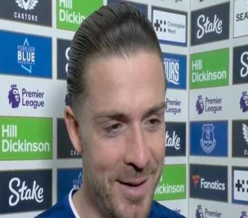 斩获埃弗顿生涯首球，格拉利什：我不知道这球能不能算射门