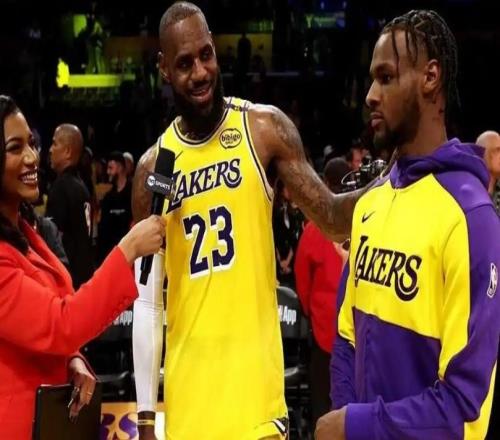 季前赛两战18中3,布朗尼再这么打下去,詹姆斯父子或同时退役