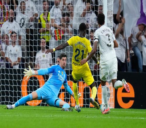 马卡:皇马战胜黄潜的比赛中,库尔图瓦再次成为关键先生