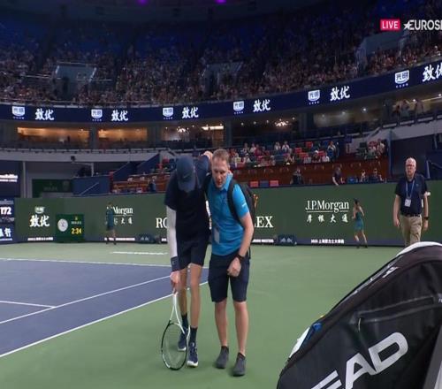 辛纳决胜盘因伤退赛，格里克斯普尔晋级上海大师赛第四轮