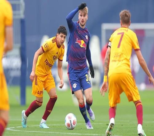 时隔两年零五个月,维尔纳再次代表莱比锡踢满90分钟