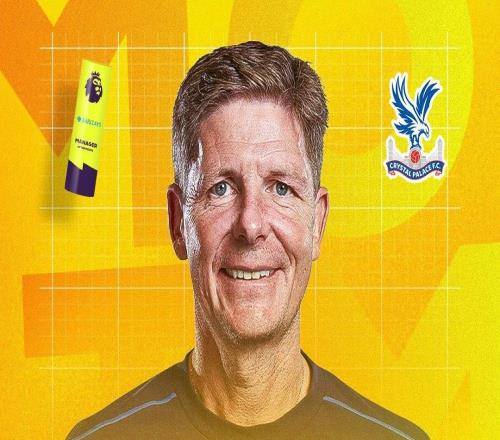 生涯首次！官方：水晶宫主帅格拉斯纳荣膺九月英超最佳教练