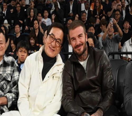 贝克汉姆社媒晒与成龙&姚明&奥尼尔合影：与三位传奇会面