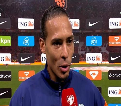 范戴克:我们踢得很好想和这支荷兰一起达成伟大的成就