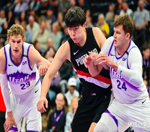 激烈！开拓者全场被吹38犯！杨瀚森6犯一脸无奈，三人组空砍76分