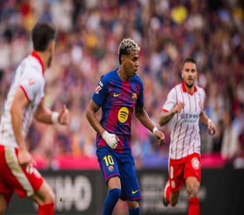 亚马尔伤愈复出首战6次射门1次射正,丢失21次球权