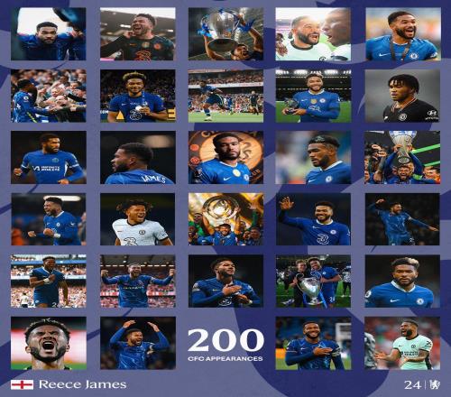 完美里程碑之夜！里斯詹姆斯蓝军生涯第200场上演传射建功