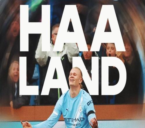 英超史上第3次有球员赛季前8场进球上双,由哈兰德包揽