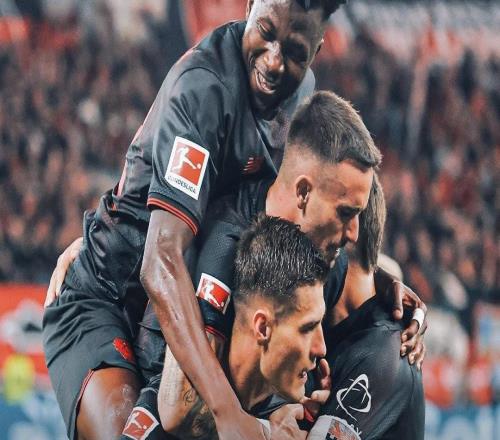 勒沃库森德甲客场37场不败，欧洲五大联赛历史第三