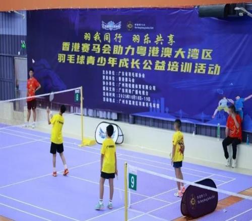 粤港澳大湾区羽毛球青少年成长公益系列活动广州站结营