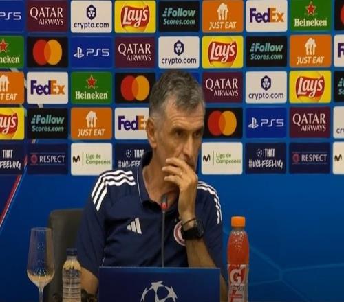 奥林匹亚科斯主帅:会全力防守亚马尔,对巴萨我不会改变风格