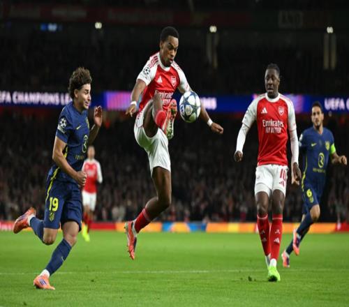 随着巴黎72+巴萨61，阿森纳40马竞，欧冠最新积分榜：榜首易主