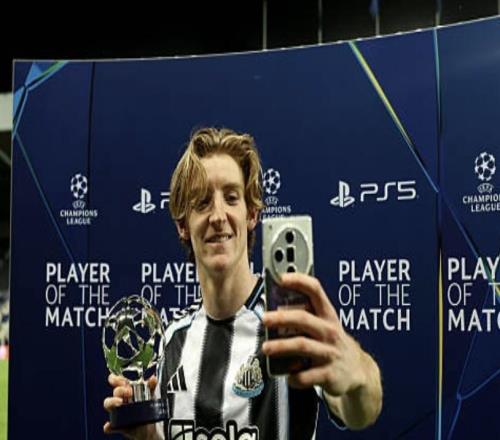 戈登：成为首位连续三场欧冠比赛进球的纽卡球员对我意义重大