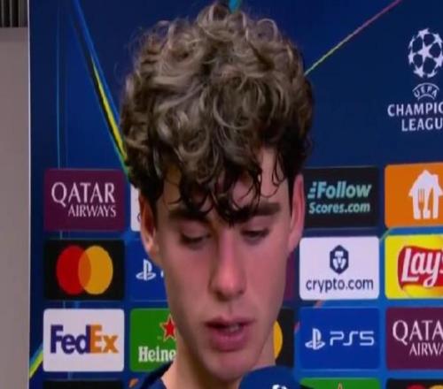 阿奇格雷:欧冠首秀让我无比自豪,但今天我们的表现显然不够好