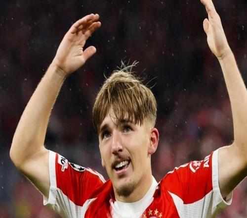 欧冠首次首发即破门，2008年出生的拜仁新星创历史