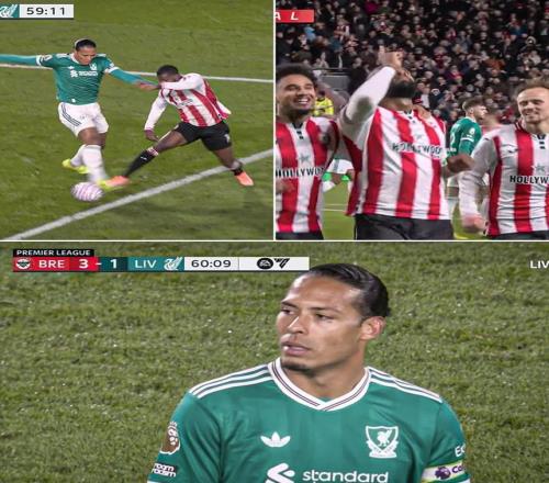 英超官方解释主裁改判点球:范戴克犯规动作发生在禁区线上