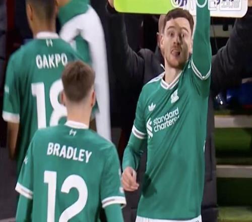 里程碑,罗伯逊迎来利物浦生涯第350次出场