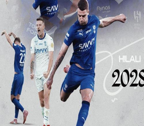 官方：利雅得新月与米林科维奇续约至2028年