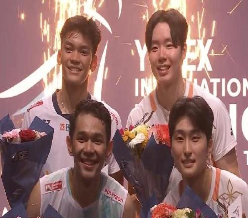 金元浩徐承宰21逆转阿尔菲安菲克里,获得法国赛男双冠军