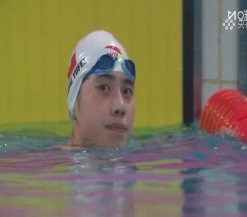 全运会女子100米蝶泳：张雨霏56秒88获得冠军，王一淳银牌
