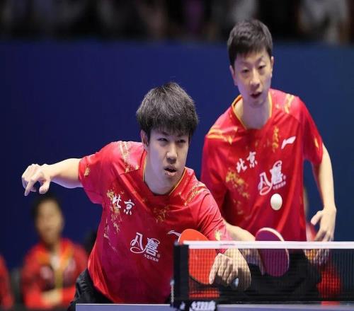 马龙、王楚钦率北京乒乓男团获得全运会首胜，明日对阵上海队