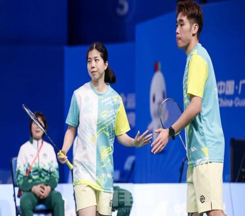 全运会同心逐梦羽毛球赛场，港澳球员打好东道主每一球
