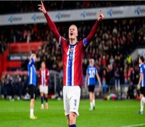 2025年哈兰德10次头球破门追平个人纪录，各大联赛仅次于凯恩