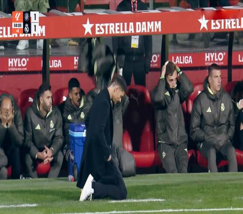 爆冷丢分！阿隆索跪了，皇马3轮不胜丢榜首，核心弊端直至1人