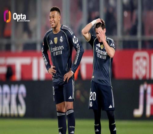 自2019年12月以来，皇马首次单赛季遭遇西甲三连平