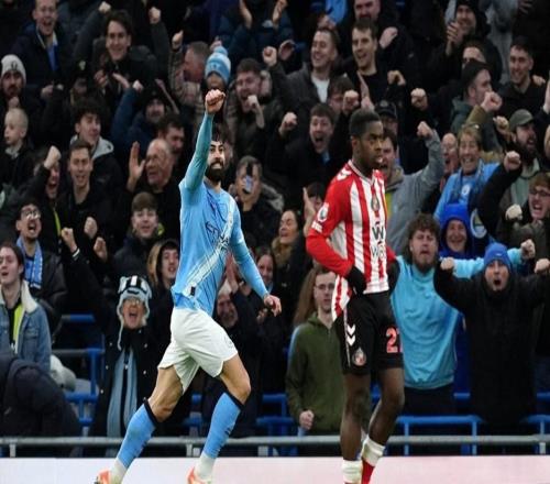 曼城豪取三连胜！仅落后阿森纳2分，8战桑德兰全胜，连刷5纪录