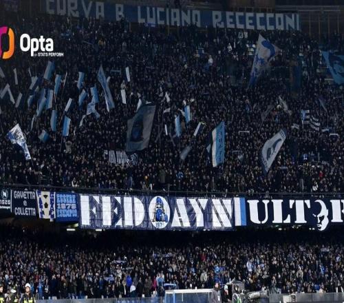 13胜4平，那不勒斯自1987年以来首次全年意甲主场保持不败