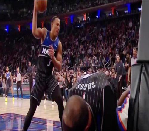 NBA官宣罚单：贝恩用力把球砸向阿奴诺比被罚款35000美元