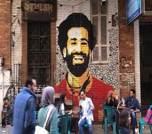 萨拉赫非洲杯使用定制护腿板，含有埃及和利物浦安菲尔德元素