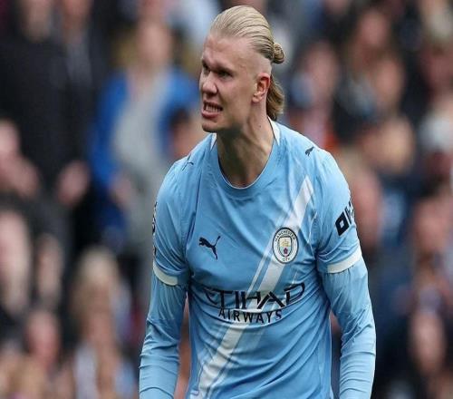 哈兰德近3场英超0球，他在顶级联赛从未连续4次首发没进球