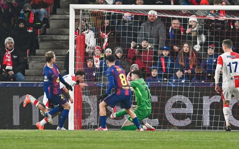 近三个赛季欧冠巴萨5次开场10分钟