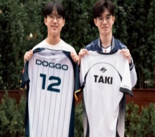CFO官方发布动态：Doggo与TSW.Taki选手交换队服
