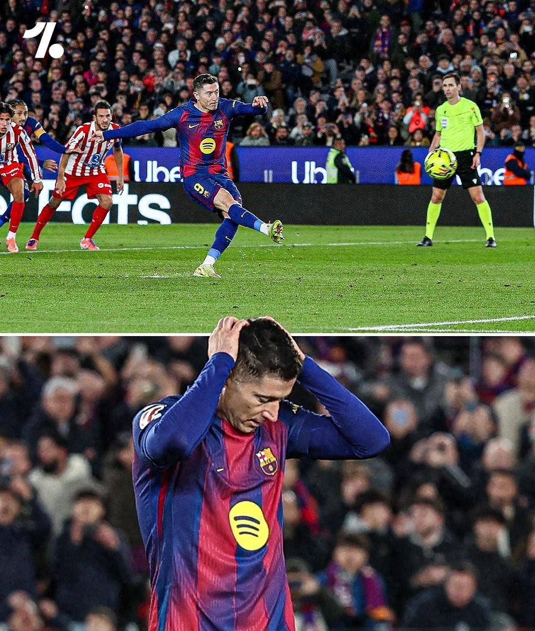 西甲：莱万多夫斯基罚丢职业生涯最差