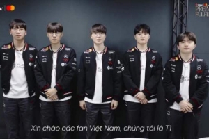 T1官方发布选手问候 Faker：各位越南粉丝们大家好，我们是T1