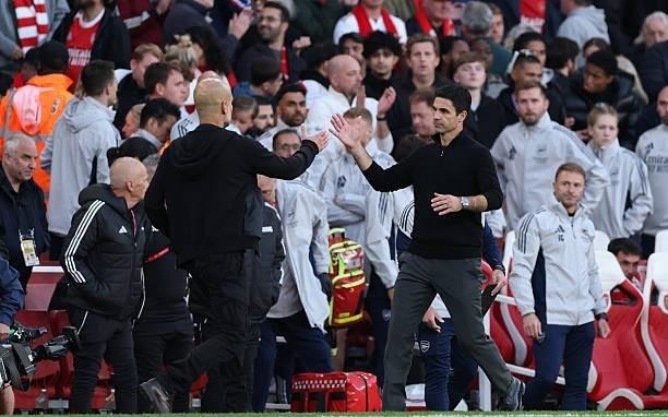 2胜3平，阿尔特塔是首位联赛对阵瓜迪奥拉5场不败的主帅