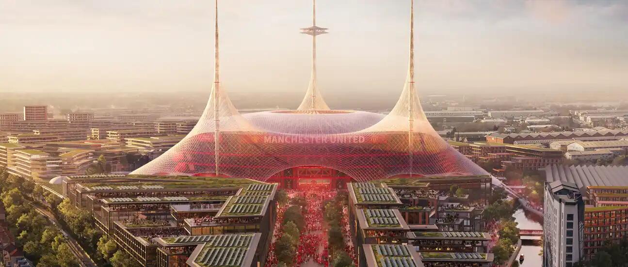曼晚:曼联仍计划5年内完成10万人新球场建设,项目进展顺利