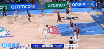 万箭齐发!林秉圣急停三分将优势扩大到35分北京无奈再度叫停