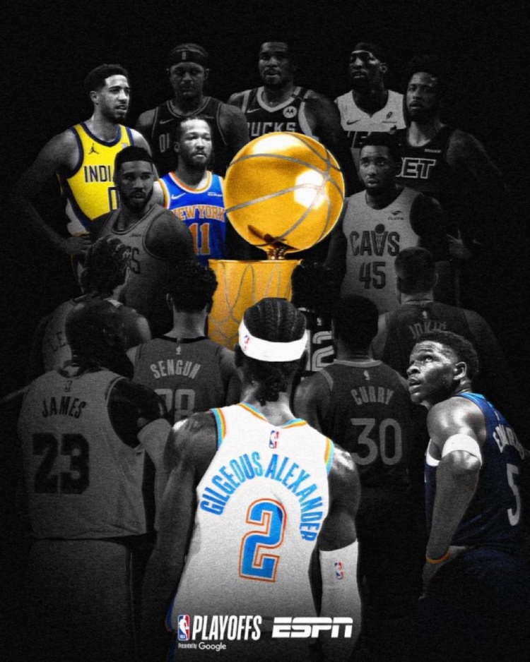 NBA夺冠概率更新:雷霆60%断档领先尼克斯17%森林狼14%